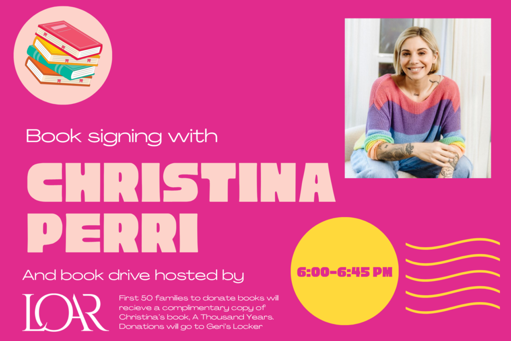 Book signing with Christina Perri